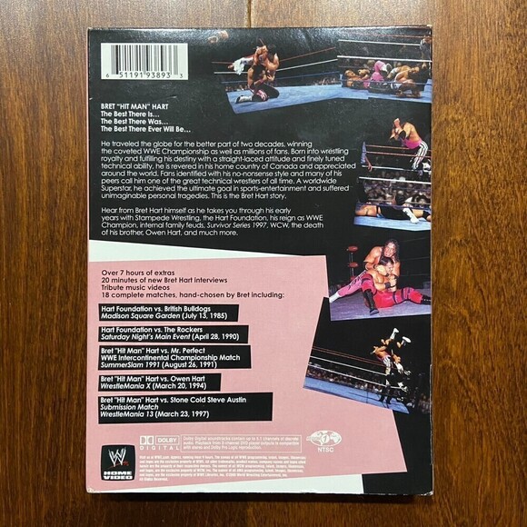 WWE: Bret Hitman Hart - The Best There Is, The Best There Was... 3 Disc Set 2013 - Picture 2 of 5